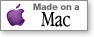 made on a mac badge