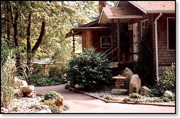 Entrance to shop at Chosin Pottery.