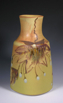 Squared vase honey gold